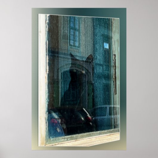 De kat in het raam poster (Voorkant)