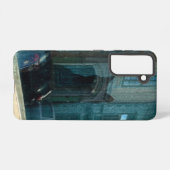 De kat in het raam samsung galaxy hoesje (Achterkant horizontaal)