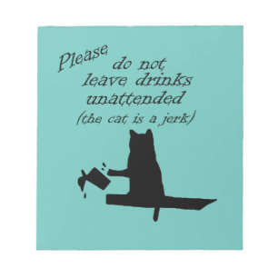 De kat is een Jerk Notitieblok