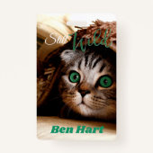 De kat is nog steeds wild badge (Voorkant)