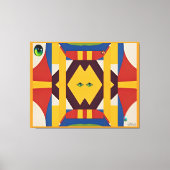 De kat - Ken Gage Abstract Canvas Afdruk (Voorkant)