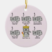 De kat keramisch ornament (Voorkant)