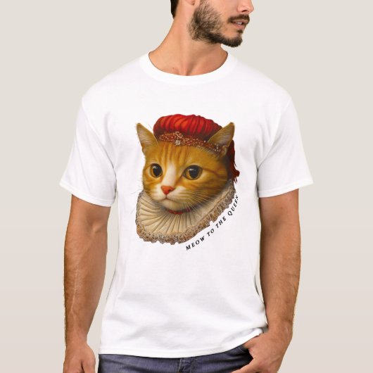 De kat koningin t-shirt (Voorkant)