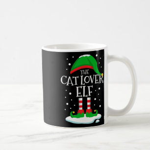 De Kat Liefhebber Elf Kerst Familie Matching Xmas  Koffiemok