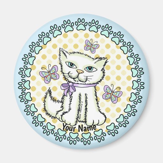 De kat magneet (Voorkant)