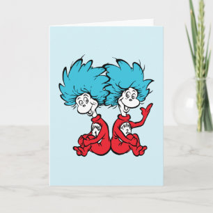 De Kat met de Hoed Ding Eén & Ding Twee Kaart