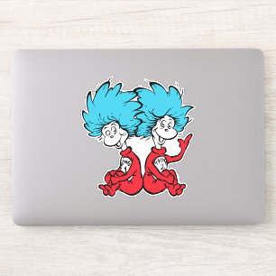 De Kat met de Hoed Ding Een & Ding Twee Sticker
