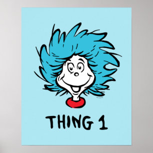 De Kat met de Hoed   Ding Een Poster