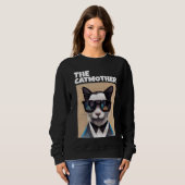 DE KAT MOEDER MOEDER T-SHIRT T-SHIRTS (Voorkant volledig)