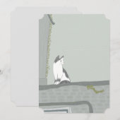 De kat op het hek save the date (Voorkant / Achterkant)