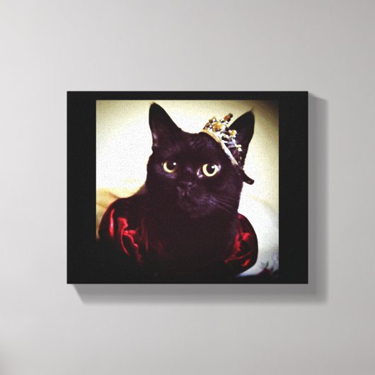 De Kat prinses Canvas Afdruk (Voorkant)