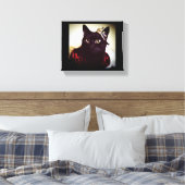 De Kat prinses Canvas Afdruk (Insitu (Slaapkamer))