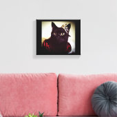 De Kat prinses Canvas Afdruk (Insitu (Woonkamer))