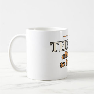 De kat staat me toe hier te wonen Fun T-shirt voor Koffiemok