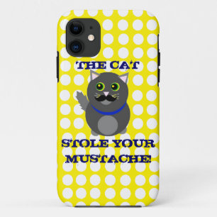 De kat stal je snor! iPhone 11 hoesje