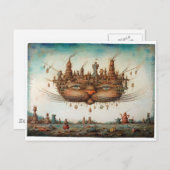 De Kat van Cheshire Briefkaart (Voorkant / Achterkant)