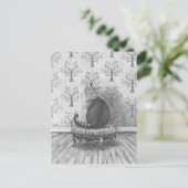 De Kat van Cheshire - Briefkaart (Staand voorkant)