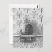 De Kat van Cheshire - Briefkaart (Voorkant / Achterkant)