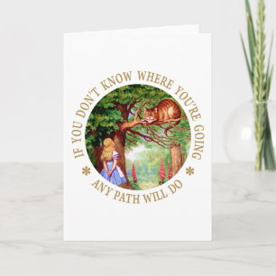 DE KAT VAN CHESHIRE - OM HET EVEN WELKE WEG ZAL KAART