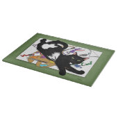 De kat van de kunstenaar snijplank (Hoek)