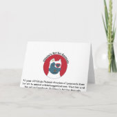 De Kat van de slaap Kaart (Achterkant)