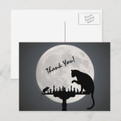 De Kat van de volle maan en het Spel van het Briefkaart (Voorkant / Achterkant)