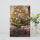 De Kat van Kerstmis Briefpapier (Staand voorkant)