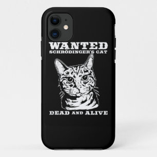 De kat van Schrödinger dood of levend gezocht iPhone 11 Hoesje