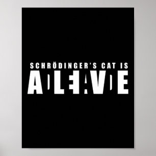 De kat van Sheldon Schroedinger - dood en levend Poster