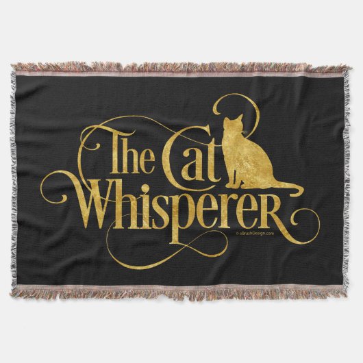De kat Whisperer Deken (Voorkant)