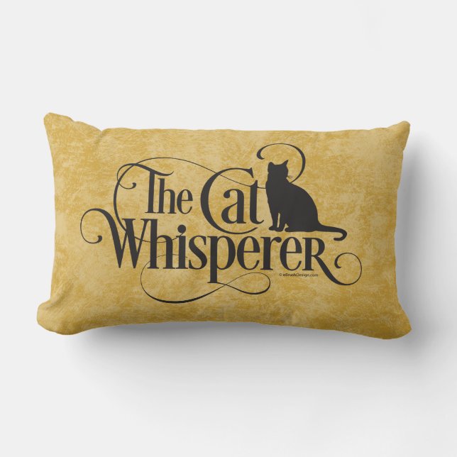 De kat Whisperer Kussen (Voorkant)