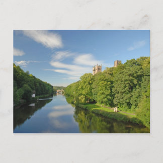 De kathedraal van Durham van de Draag rivier Briefkaart
