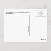 De kathedraal van Leon Briefkaart (Achterkant)