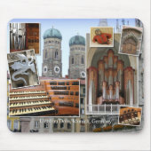 De Kathedraal van München mousepad Muismat (Voorkant)