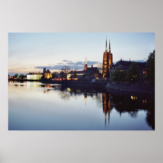 de kathedraal van Wroclaw Poster (Voorkant)