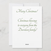 De katholieke kerstkaart voor bezoekers (Achterkant)