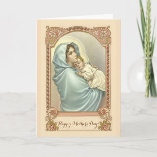 De katholieke Moeder Mary van de Moederdag Kaart
