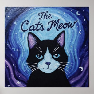 De katten miauwen poster