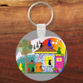 De katten nemen het Parlement over Sleutelhanger (Voorkant)