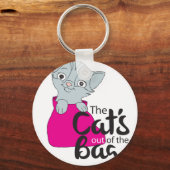De katten uit het Kat van het Afbeelding van de Ba Sleutelhanger (Voorkant)