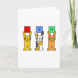 De Katten van de Cartoon van het Teken van de Kaart