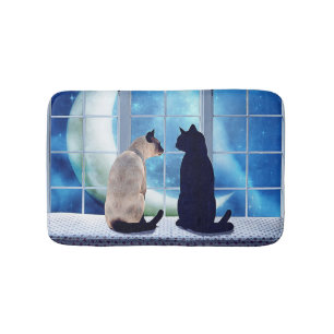 De Katten van het venster Badmat