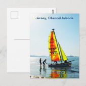 De katten varende boot Jersey van Hobie Briefkaart (Voorkant / Achterkant)