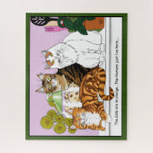 De katten zijn in functie legpuzzel (Verticaal)