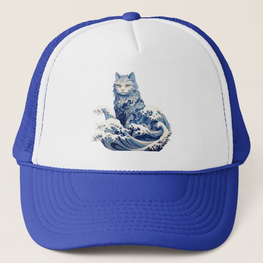 De kattengolf van Kanagawa Trucker Pet (Voorkant)