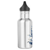 De kattengolf van Kanagawa Waterfles (Links)