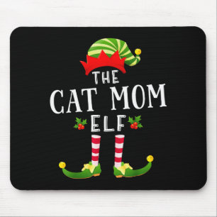 De Kattenmoeder Elf Kerst Overeenkomstige Pyjama M Muismat