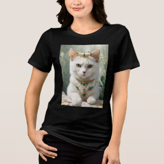 De kattenprinses. Tri-Blend shirt