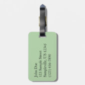 De Kaweah-rivier in het natuurpark Sequoia Bagagelabel (Achterkant verticaal)