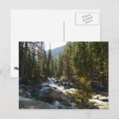 De Kaweah-rivier in het natuurpark Sequoia Briefkaart (Voorkant / Achterkant)